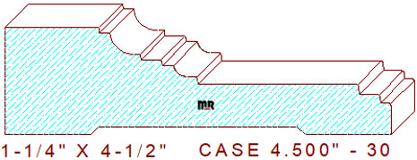 Door/Window Casing 4-1/2" - 30 Door/Window Casing 4-1/2" - 30