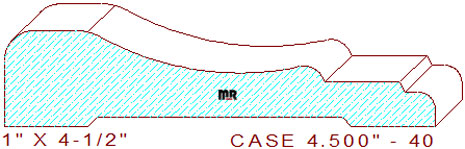 Door/Window Casing 4-1/2" - 40 Door/Window Casing 4-1/2" - 40