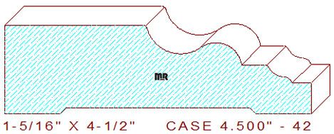 Door/Window Casing 4-1/2" - 42 Door/Window Casing 4-1/2" - 42