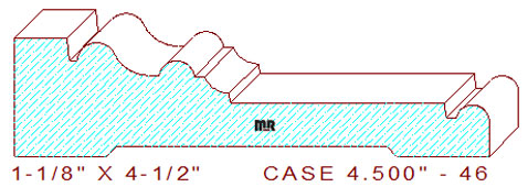 Door/Window Casing 4-1/2" - 46 Door/Window Casing 4-1/2" - 46