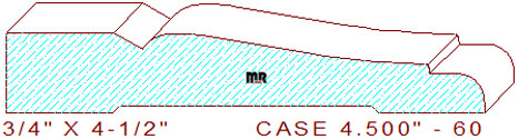 Door/Window Casing 4-1/2" - 60 Door/Window Casing 4-1/2" - 60