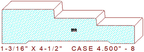 Door/Window Casing 4-1/2" - 8 Door/Window Casing 4-1/2" - 8