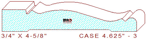 Door/Window Casing 4-5/8" - 3 Door/Window Casing 4-5/8" - 3