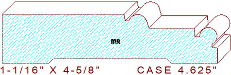 Door/Window Casing 4-5/8" Door/Window Casing 4-5/8"