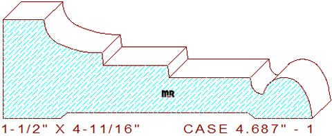 Door/Window Casing 4-11/16" - 1 Door/Window Casing 4-11/16" - 1