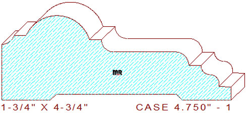 Door/Window Casing 4-3/4" - 1 Door/Window Casing 4-3/4" - 1