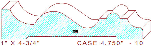 Door/Window Casing 4-3/4" - 10