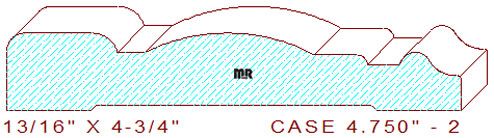Door/Window Casing 4-3/4" - 2 Door/Window Casing 4-3/4" - 2