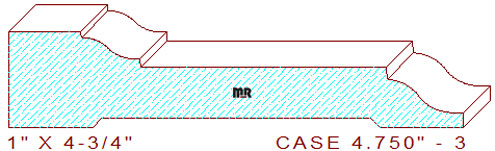 Door/Window Casing 4-3/4" - 3 Door/Window Casing 4-3/4" - 3