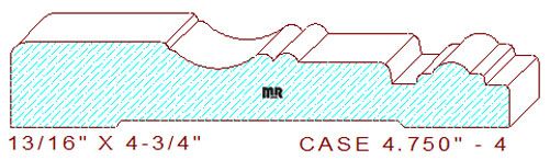 Door/Window Casing 4-3/4" - 4 