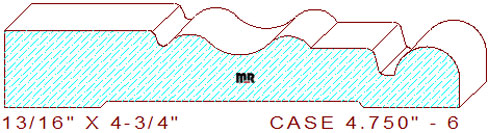 Door/Window Casing 4-3/4" - 6