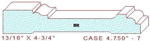 Door/Window Casing 4-3/4" - 7