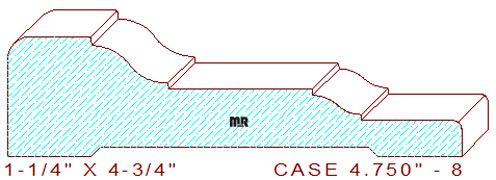 Door/Window Casing 4-3/4" - 8 Door/Window Casing 4-3/4" - 8