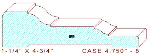 Door/Window Casing 4-3/4" - 8 