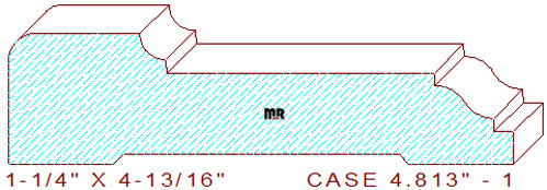 Door/Window Casing 4-13/16" - 1 Door/Window Casing 4-13/16" - 1