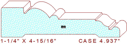 Door/Window Casing 4-15/16" Door/Window Casing 4-15/16"