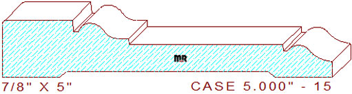 Door/Window Casing 5" - 15 Door/Window Casing 5" - 15