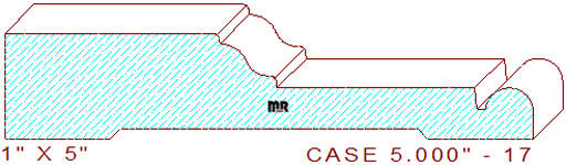 Door/Window Casing 5" - 17 Door/Window Casing 5" - 17