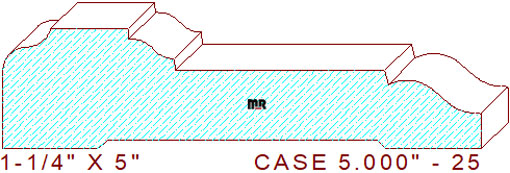 Door/Window Casing 5" - 25