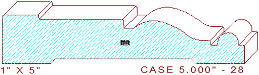 Door/Window Casing 5" - 28 Door/Window Casing 5" - 28
