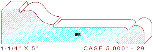 Door/Window Casing 5" - 29 Door/Window Casing 5" - 29