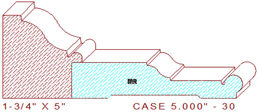 Door/Window Casing 5" - 30 Door/Window Casing 5" - 30