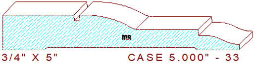 Door/Window Casing 5" - 33 Door/Window Casing 5" - 33