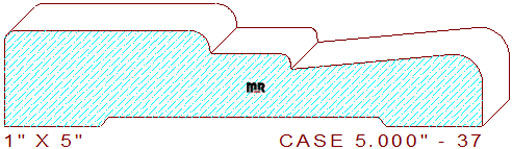 Door/Window Casing 5" - 37 Door/Window Casing 5" - 37