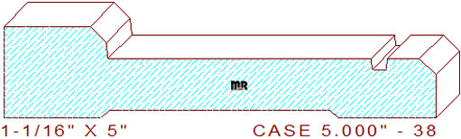 Door/Window Casing 5" - 38 Door/Window Casing 5" - 38