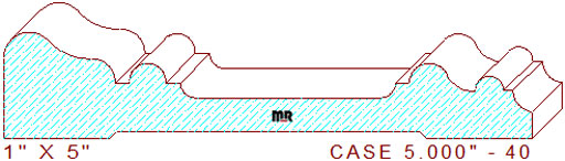 Door/Window Casing 5" - 40 Door/Window Casing 5" - 40
