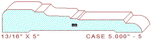 Door/Window Casing 5" - 5 Door/Window Casing 5" - 5