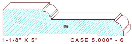 Door/Window Casing 5" - 6 Door/Window Casing 5" - 6