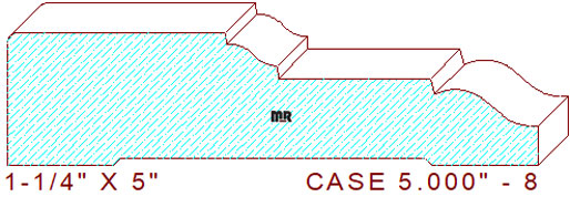 Door/Window Casing 5" - 8 Door/Window Casing 5" - 8