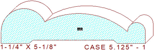 Door/Window Casing 5-1/8" - 1 Door/Window Casing 5-1/8" - 1