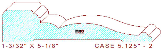 Door/Window Casing 5-1/8" - 2 Door/Window Casing 5-1/8" - 2