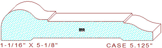 Door/Window Casing 5-1/8" Door/Window Casing 5-1/8"