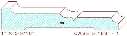 Door/Window Casing 5-3/16" - 1 Door/Window Casing 5-3/16" - 1