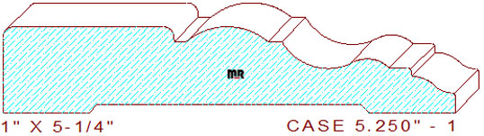 Door/Window Casing 5-1/4" - 1 Door/Window Casing 5-1/4" - 1