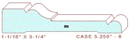 Door/Window Casing 5-1/4" - 6 