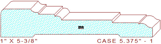 Door/Window Casing 5-3/8" - 1 Door/Window Casing 5-3/8" - 1