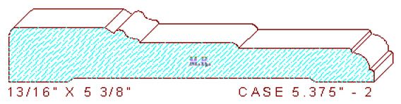 Door/Window Casing 5-3/8" - 2 Door/Window Casing 5-3/8" - 2