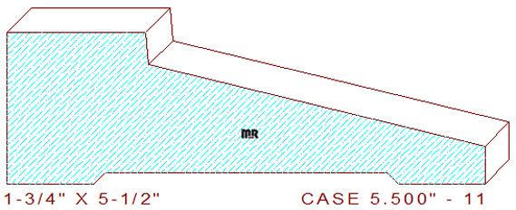 Door/Window Casing 5-1/2" - 11 Door/Window Casing 5-1/2" - 11