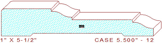 Door/Window Casing 5-1/2" - 12