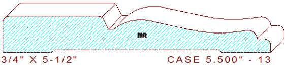 Door/Window Casing 5-1/2" - 13