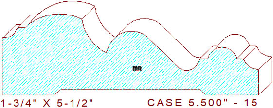 Door/Window Casing 5-1/2" - 15 Door/Window Casing 5-1/2" - 15