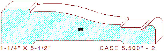 Door/Window Casing 5-1/2" - 2 Door/Window Casing 5-1/2" - 2