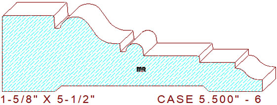 Door/Window Casing 5-1/2" - 6 Door/Window Casing 5-1/2" - 6