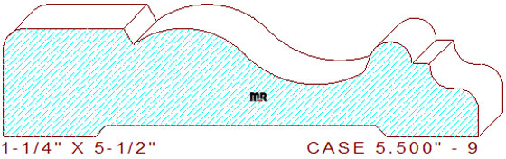 Door/Window Casing 5-1/2" - 9 Door/Window Casing 5-1/2" - 9
