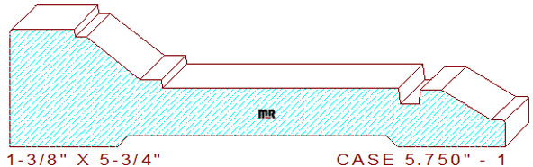 Door/Window Casing 5-3/4" - 1 Door/Window Casing 5-3/4" - 1