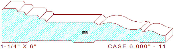 Door/Window Casing 6" - 11 Door/Window Casing 6" - 11